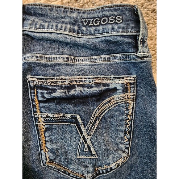 Vigoss Jeans Crop Women’s Size 2 Skinny Dark Wash Stretch Mid Rise - Picture 8 of 8
